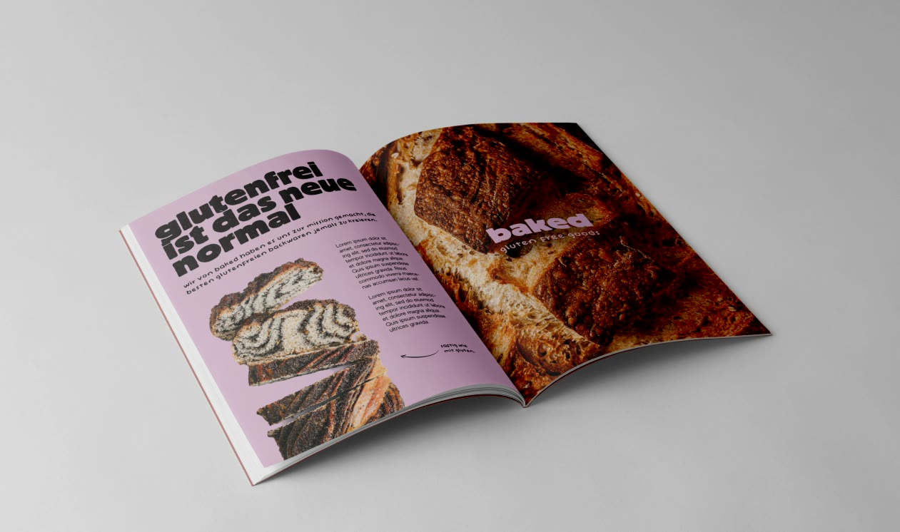 Baked, Magazinanzeige „glutenfrei ist das neue normal“