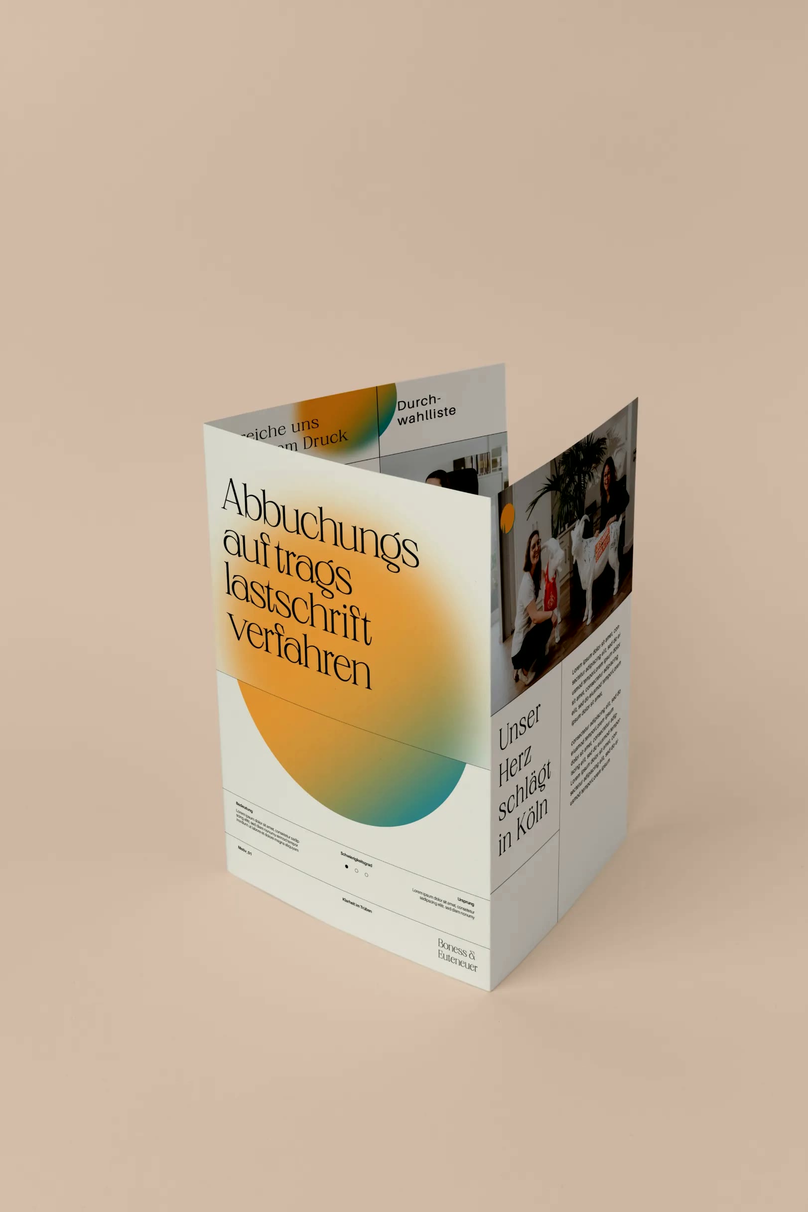 Boneß & Euteneuer, Folder „Abbuchungsauftragslastschriftverfahren“