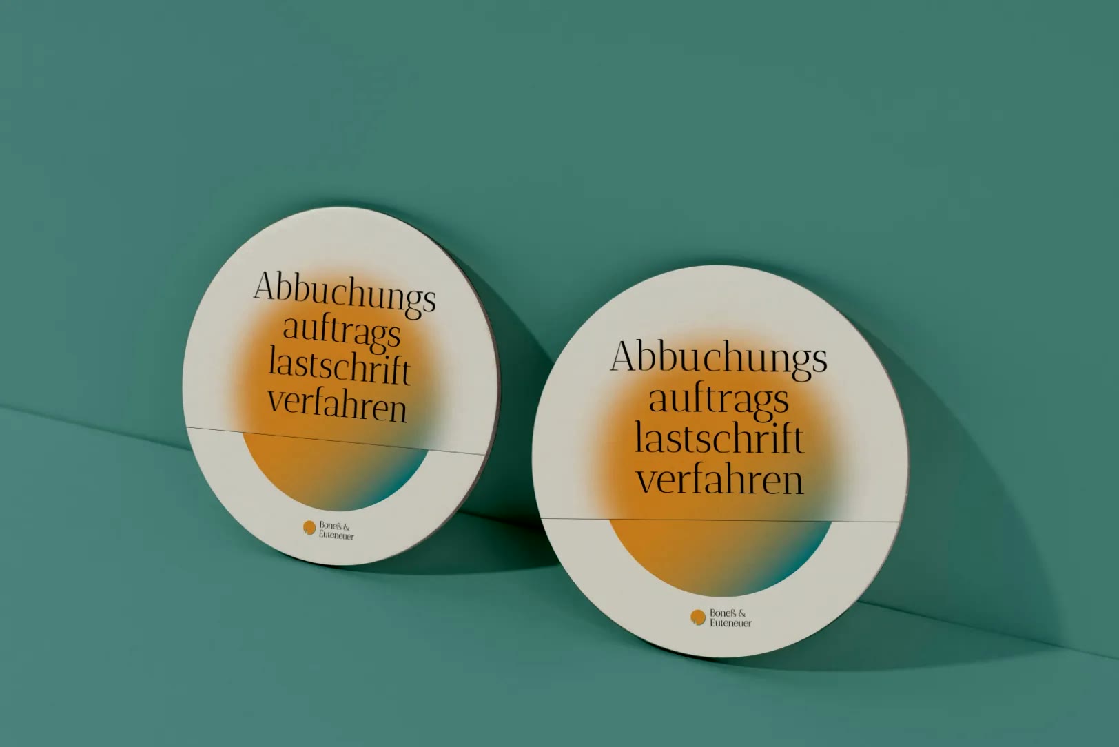 Boneß & Euteneuer, Untersetzer in Petrol