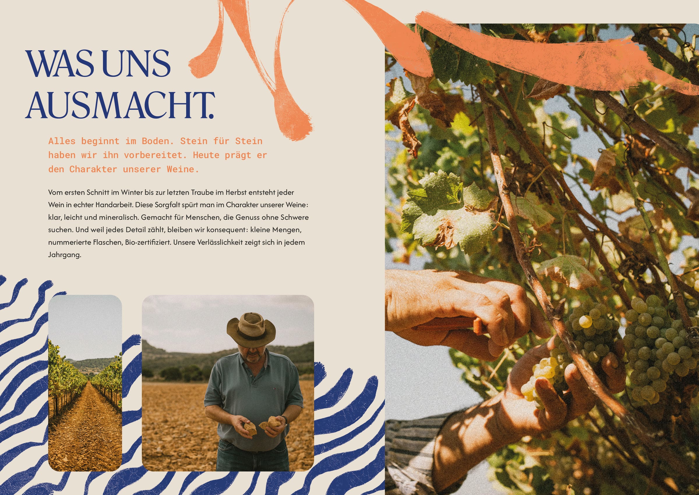 CA’N SORT, Booklet-Doppelseite „Was uns ausmacht“