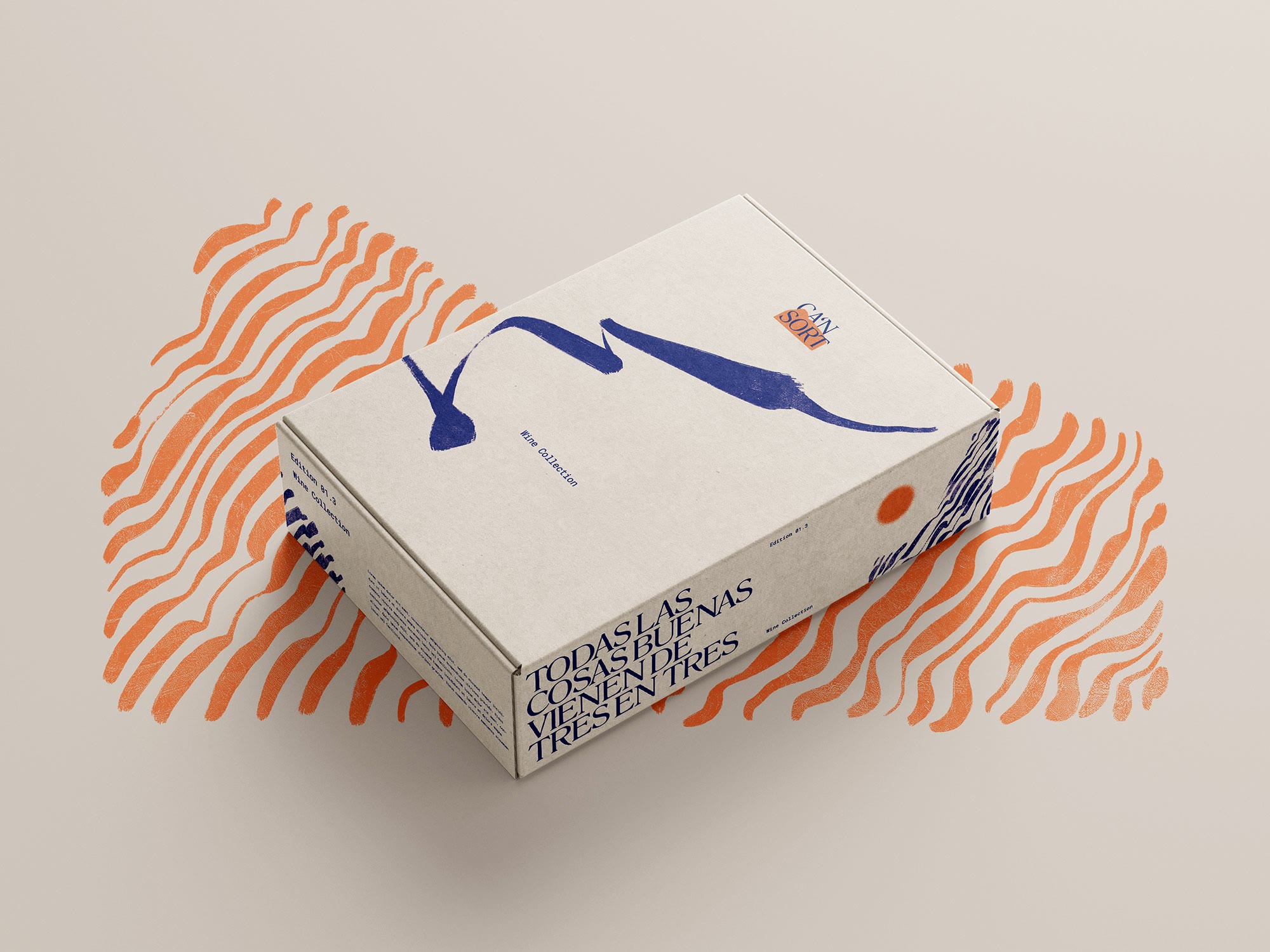 CA’N SORT, Verpackung mit Muster
