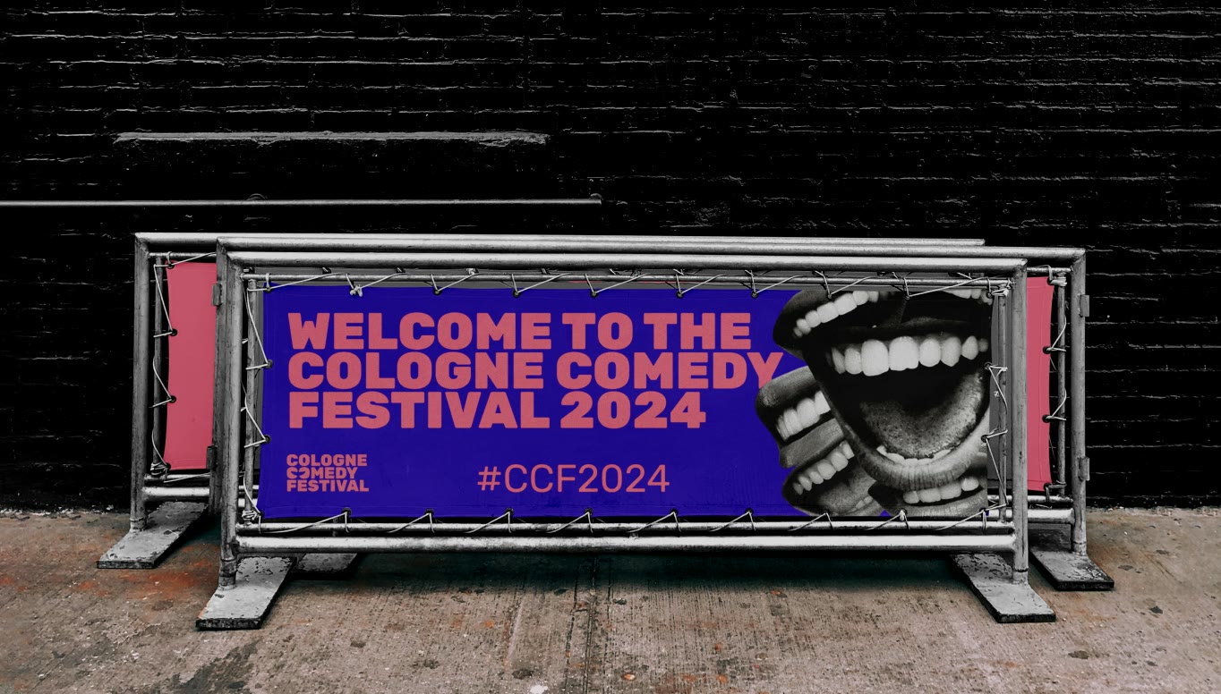 Cologne Comedy Festival, Absperrbanner