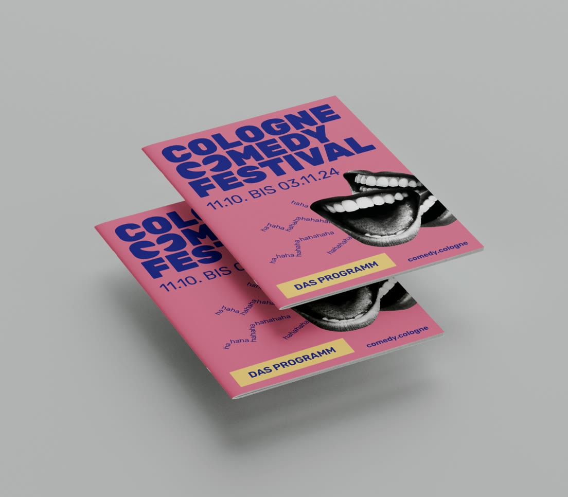 Cologne Comedy Festival, Programmheft-Cover