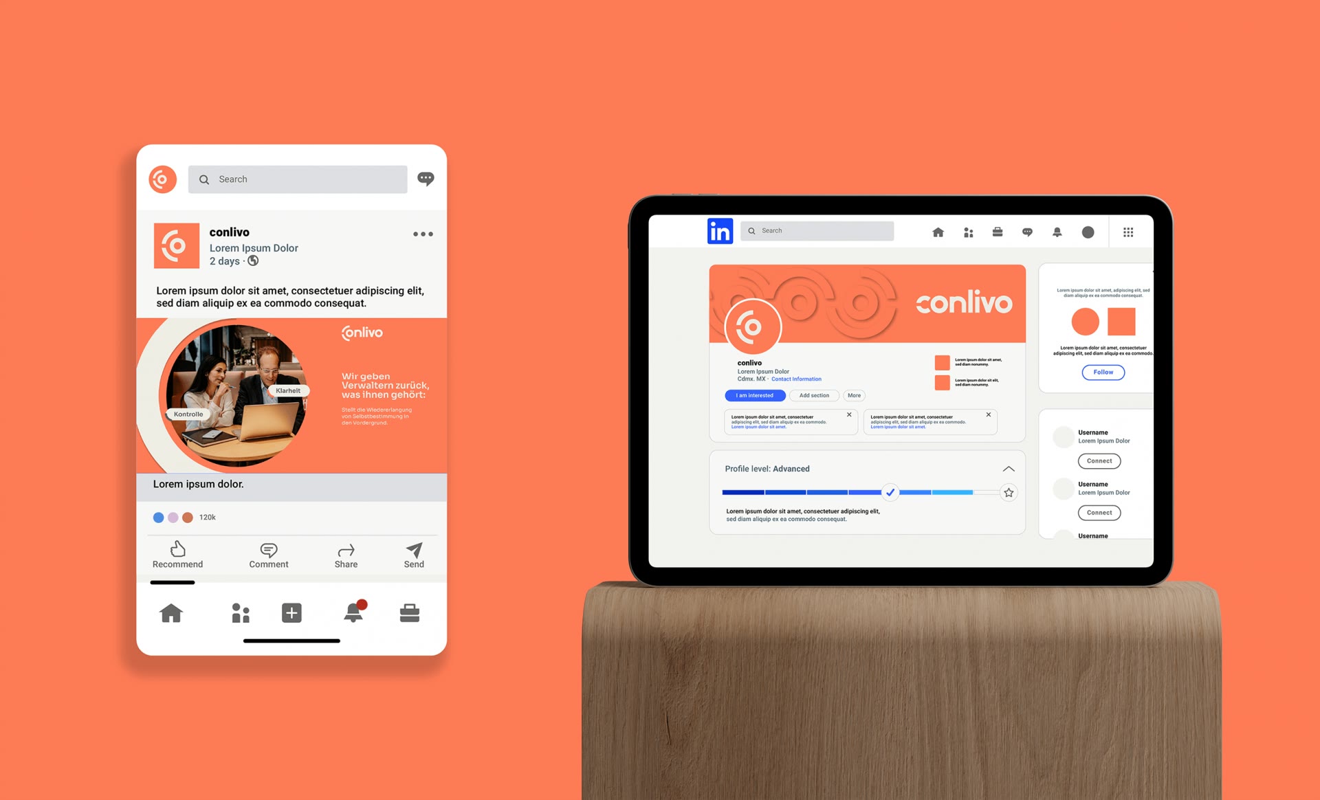 Conlivo, Social Media