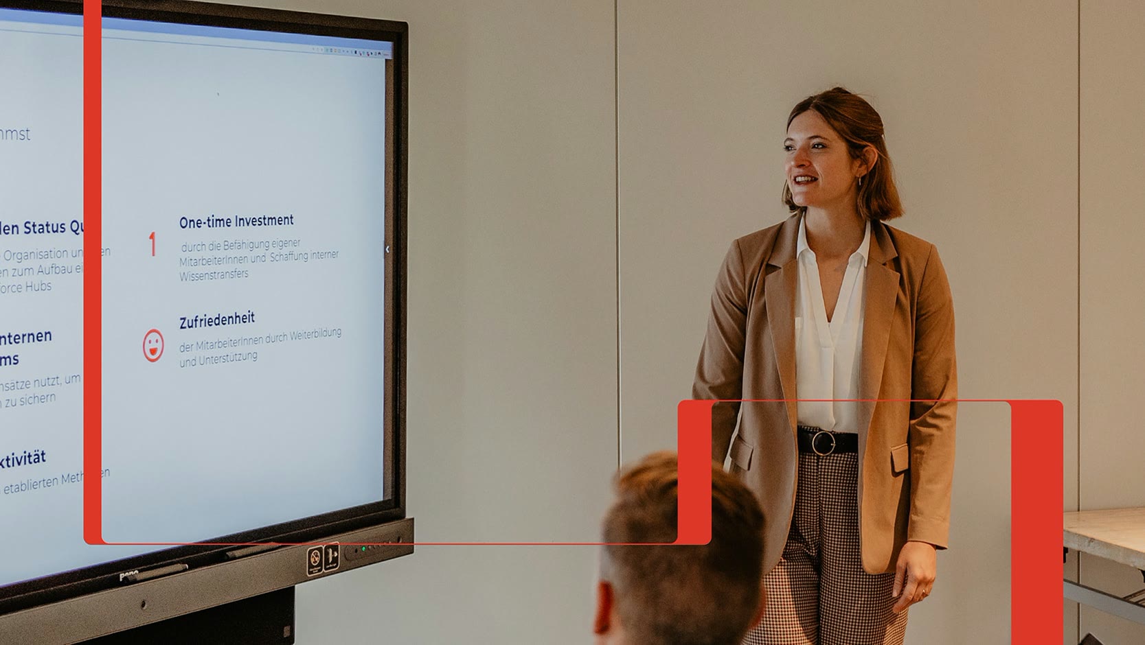 Digital2gether, Beraterin bei der Präsentation