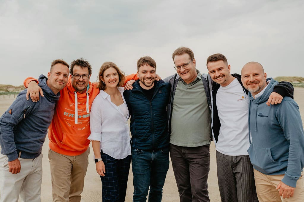 Digital2gether, Team am Strand