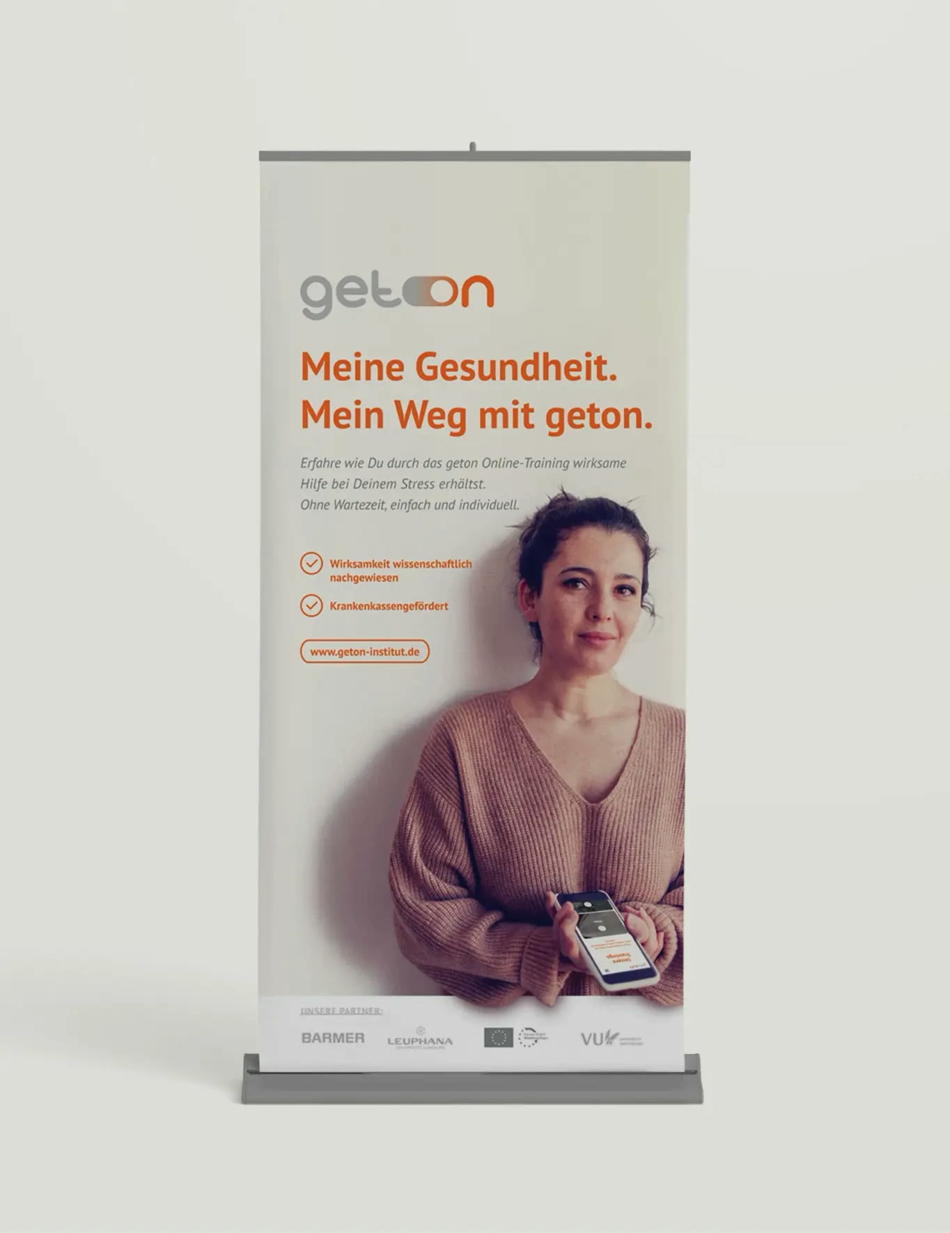 GET.ON, Roll-up für Seminare und Messen