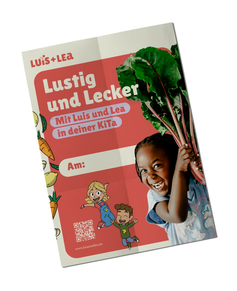 Luis + Lea, Flyer „Lustig und Lecker“