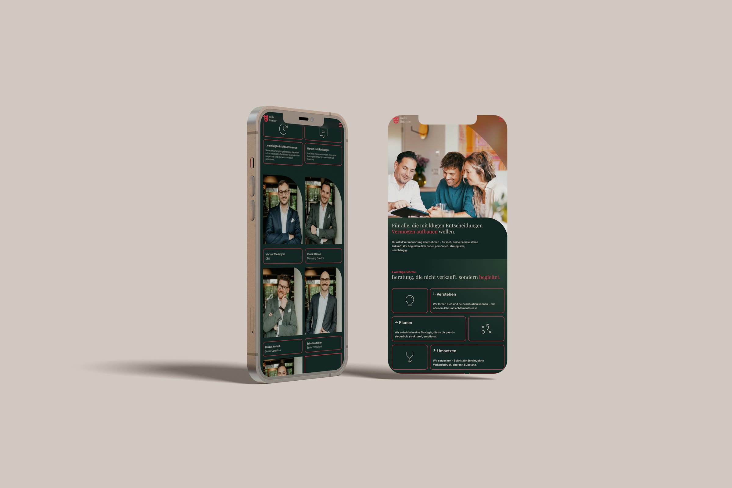mdb finance, mobile Website