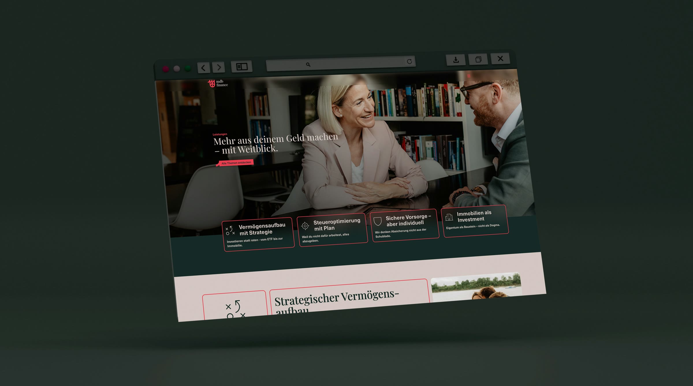 mdb finance, Website