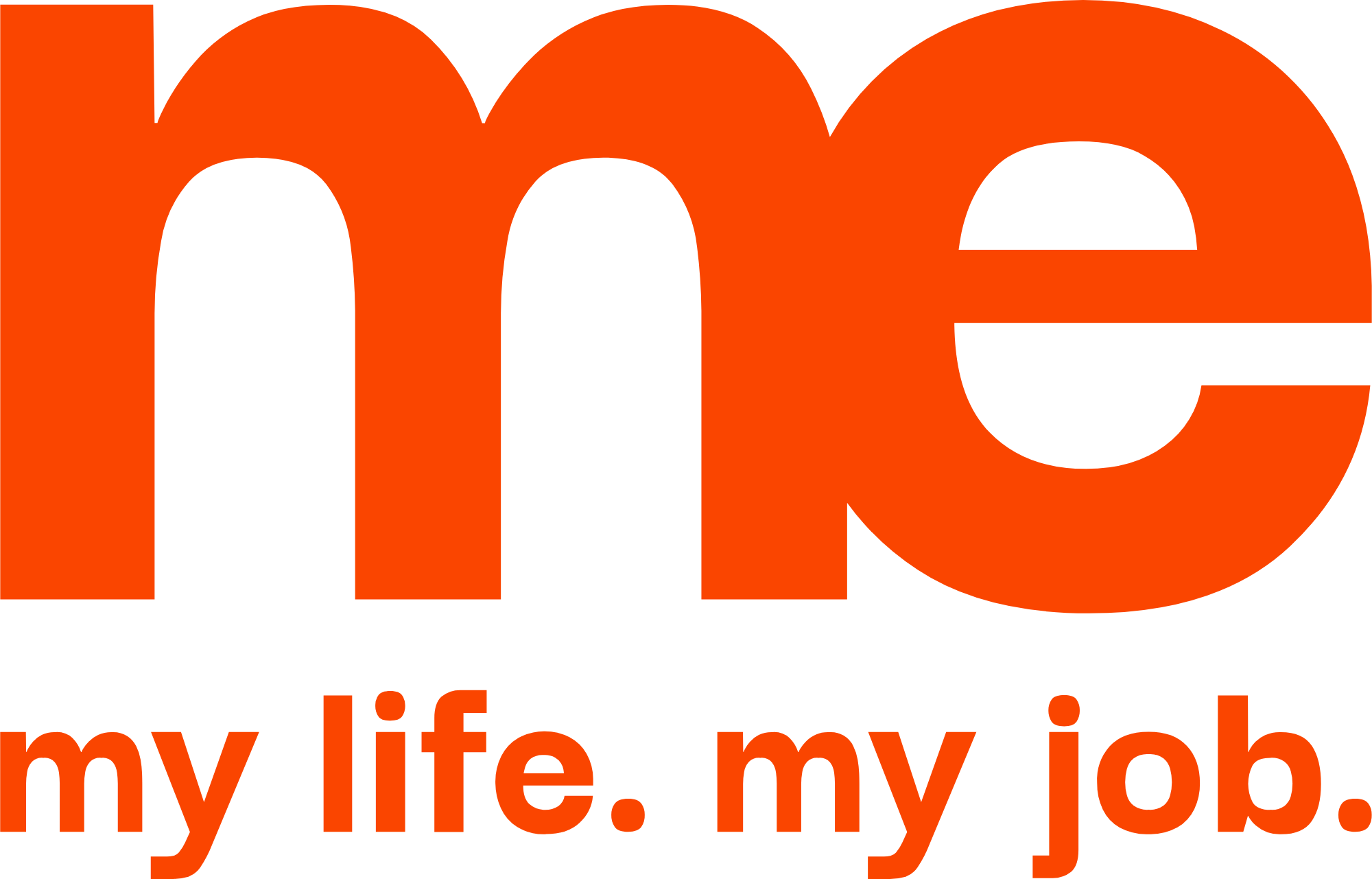 me, my life. my job. Logo