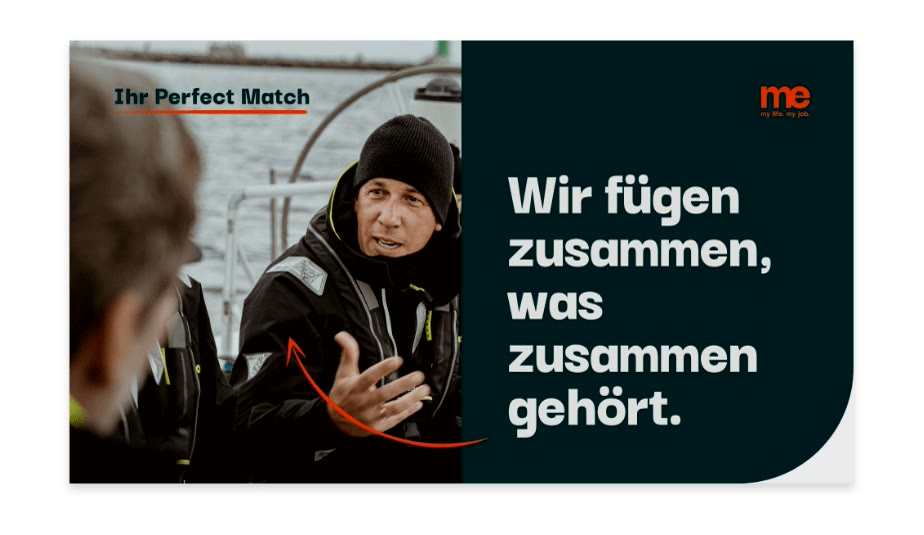 me, Social-Media-Motiv „Ihr Perfect Match“