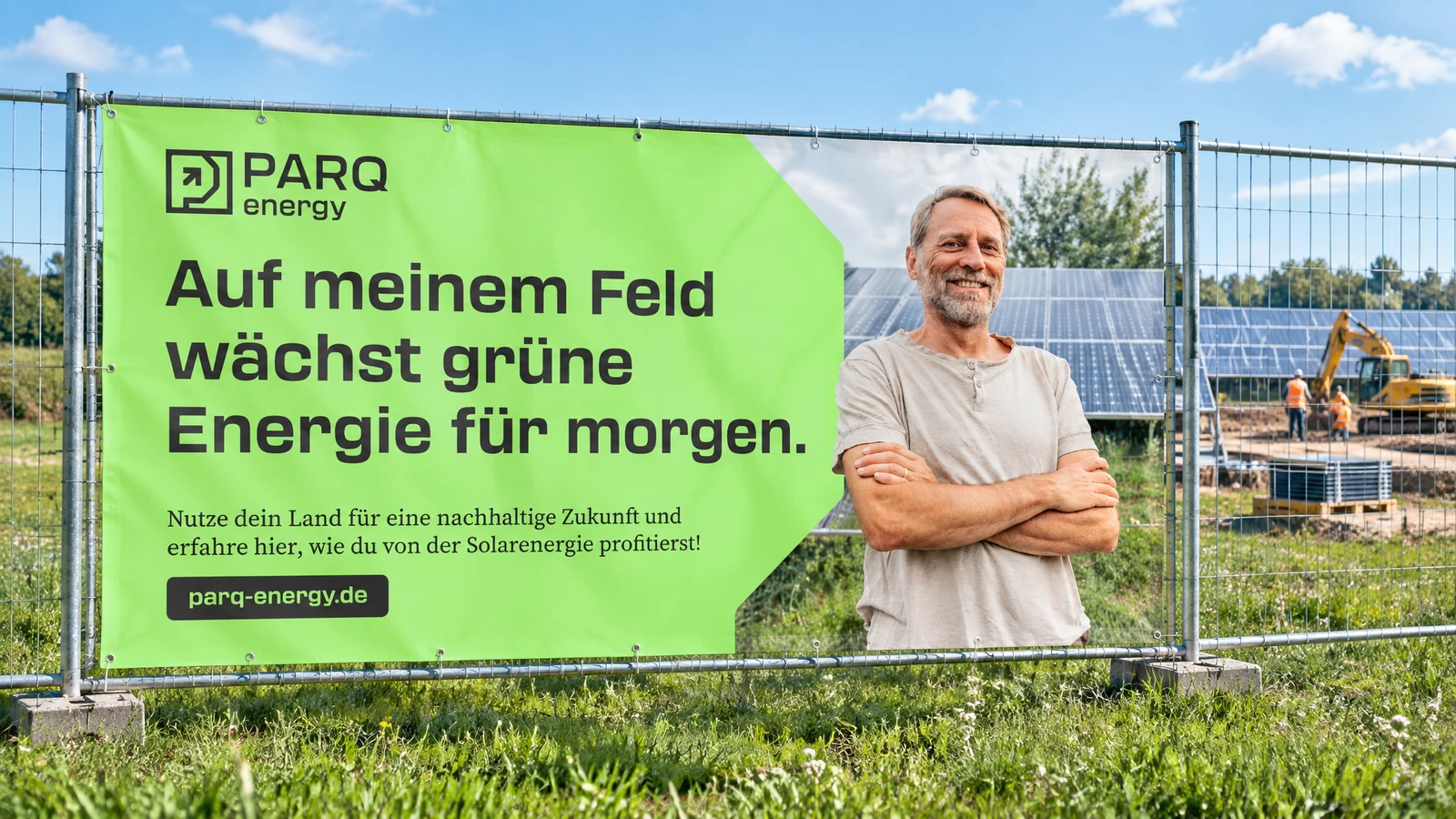 PARQ Energy, Bauzaun-Kommunikation