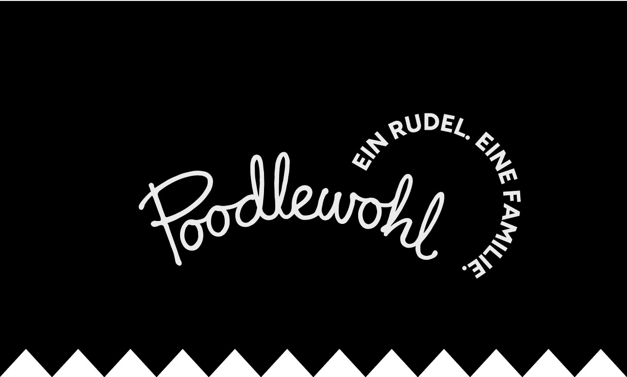 Poodlewohl, Wortmarke mit Claim „Ein Rudel. Eine Familie.“