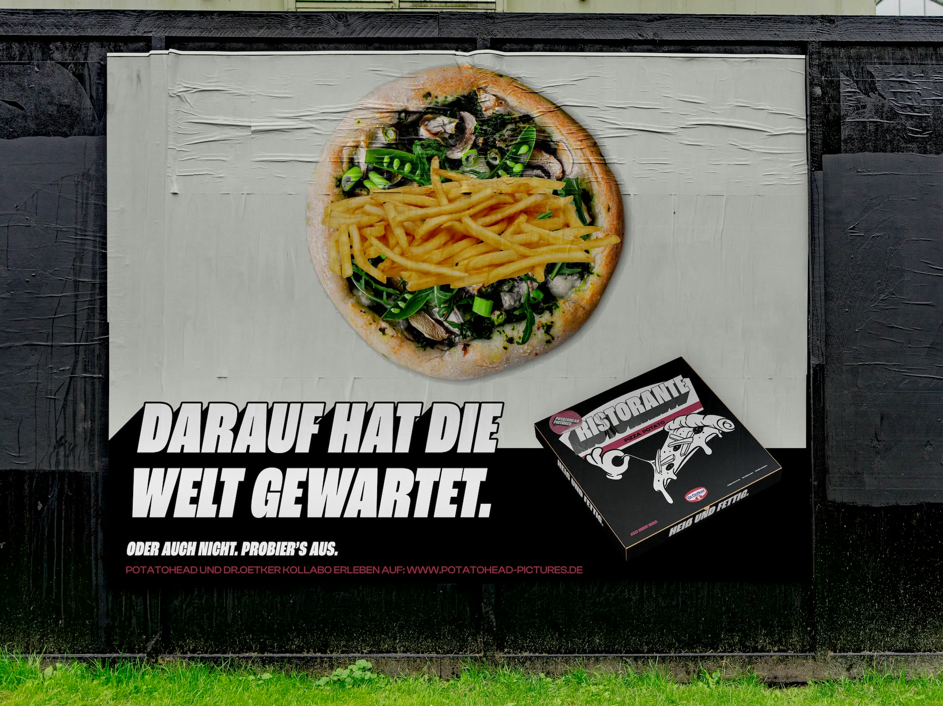 Potatohead Pictures, OOH-Plakat „Darauf hat die Welt gewartet.“