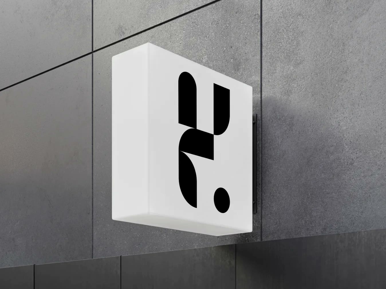Project Haya, Leuchtschild mit dem modularen H