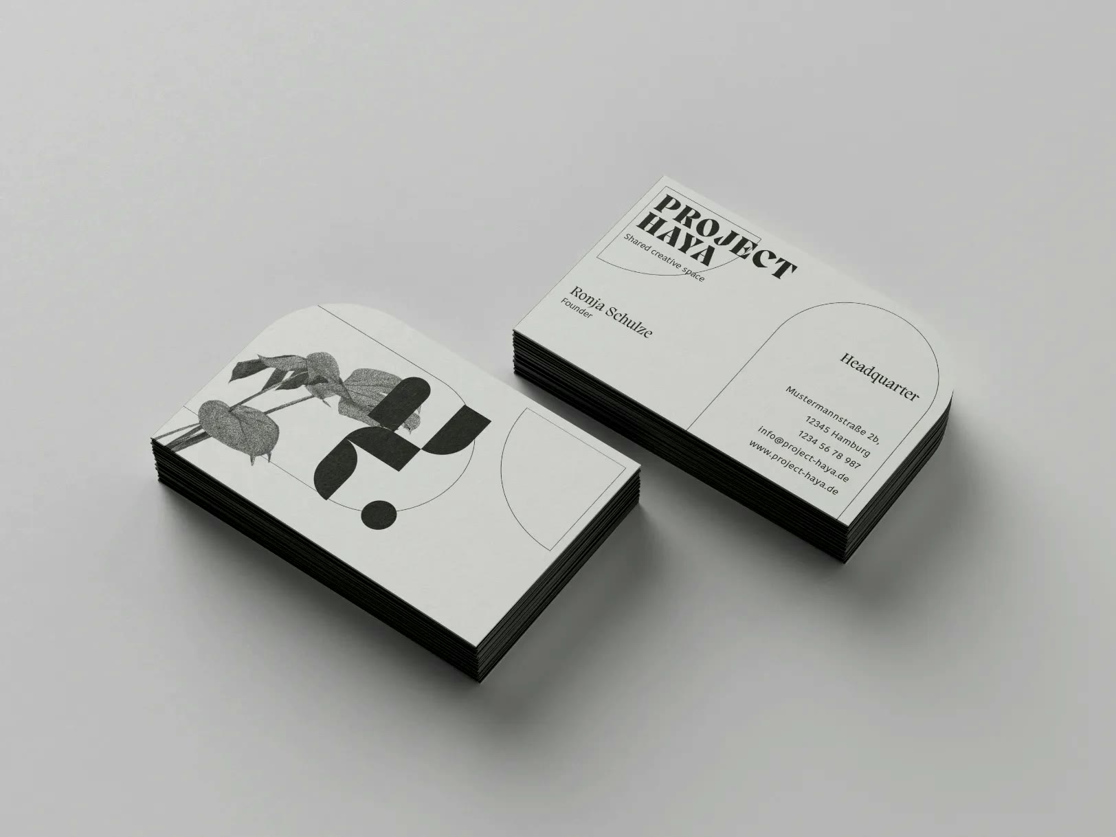 Project Haya, Visitenkarten