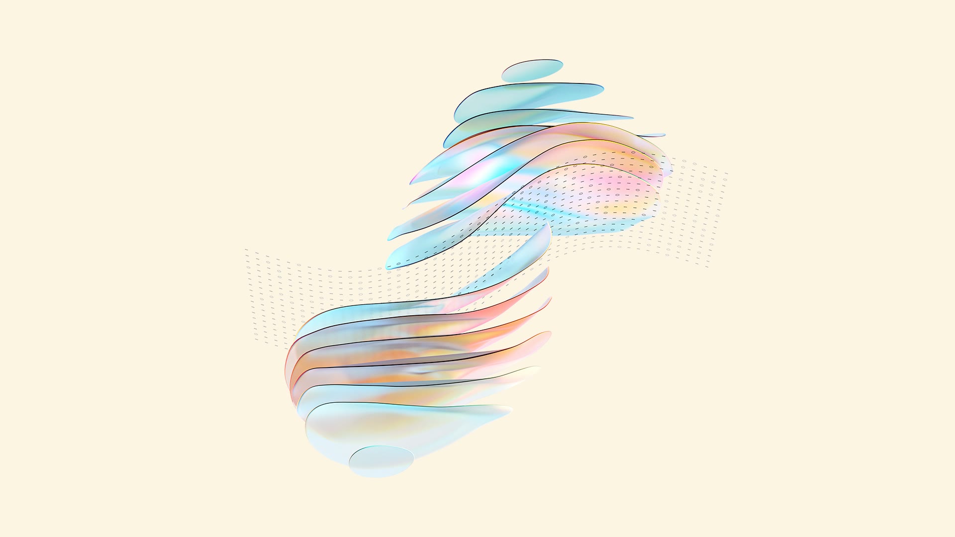 SKNMETRICS, Keyvisual mit schillernden Slices