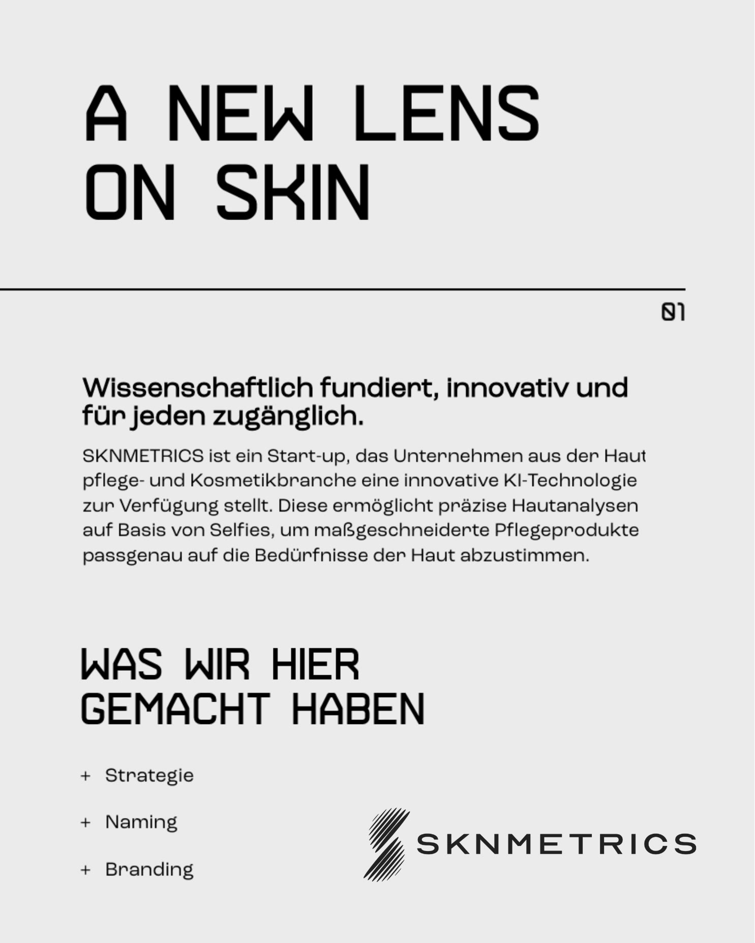 SKNMETRICS, LinkedIn-Post: A New Lens on Skin