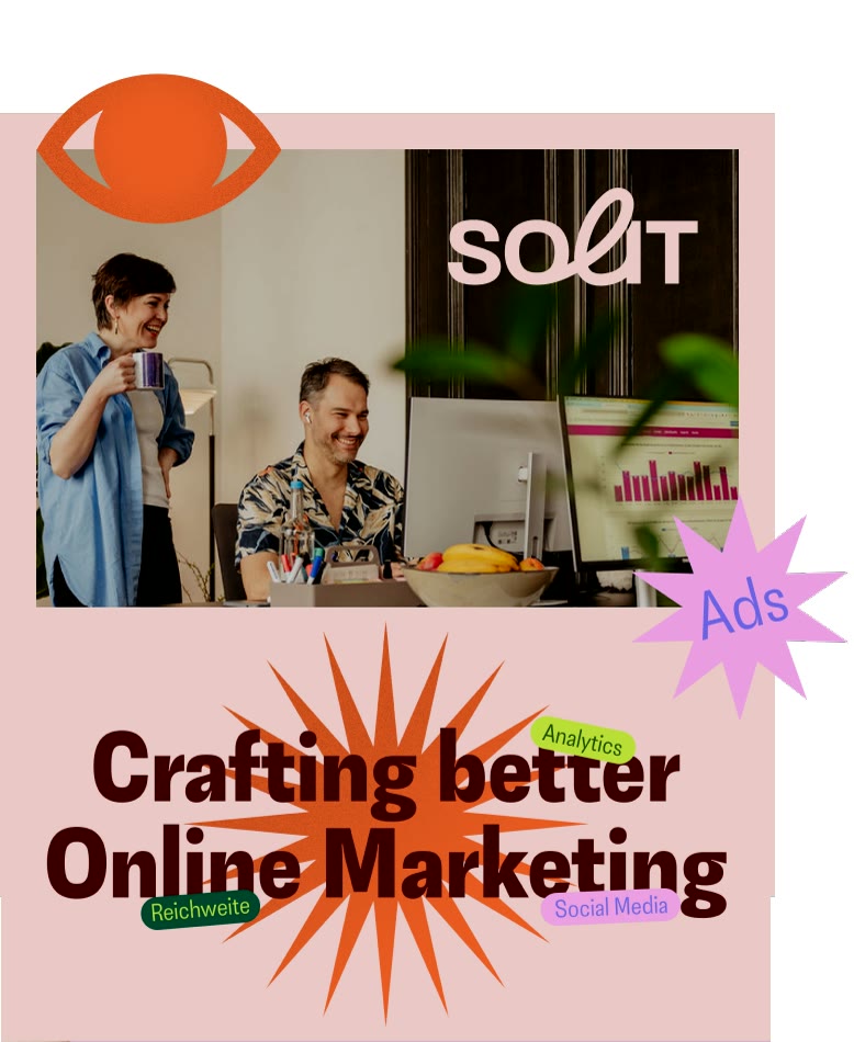 SOLIT Marketing, mobile Ansicht „Navigating Growth with Clarity“