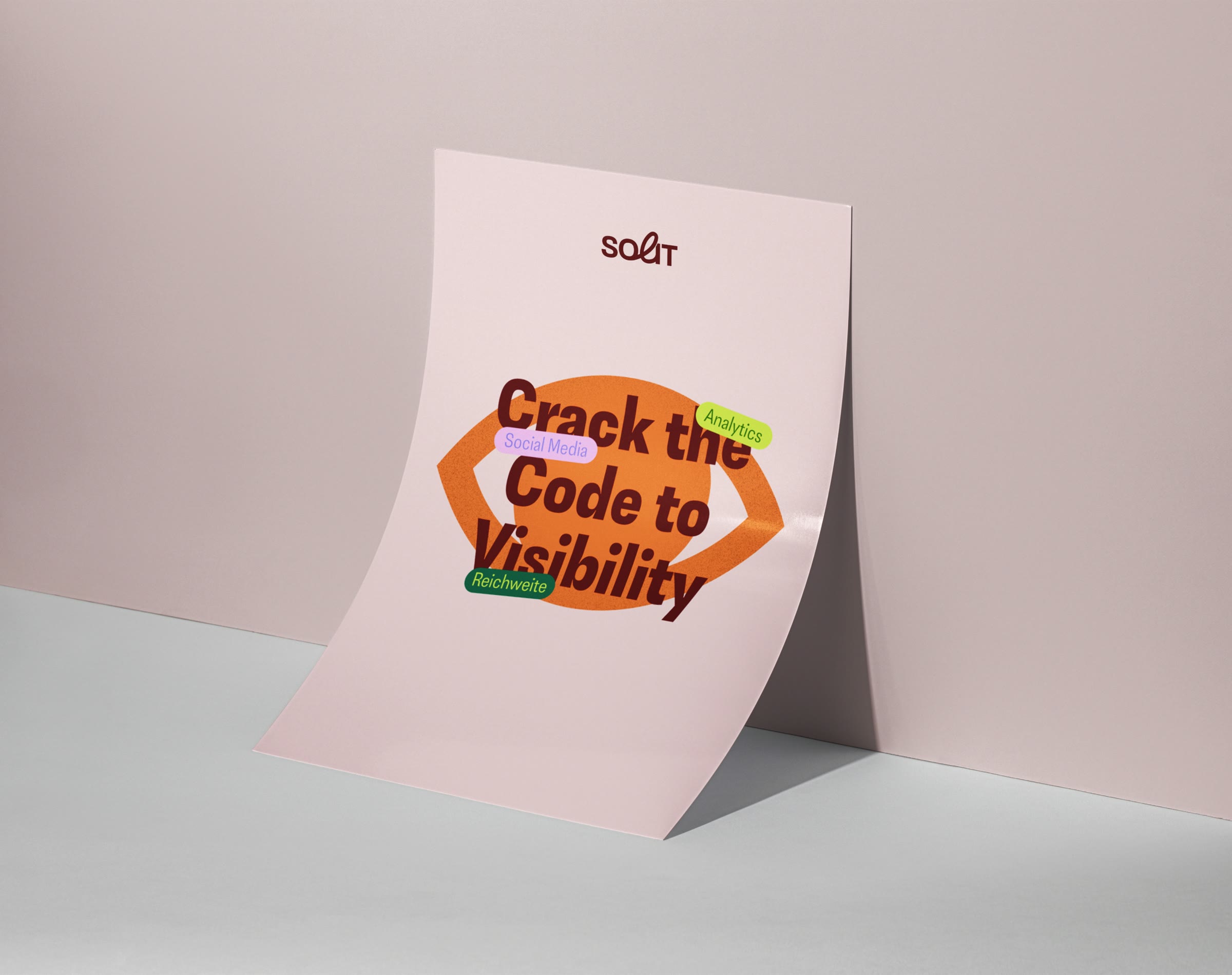 SOLIT Marketing, Poster „Crack the Code to Visibility“