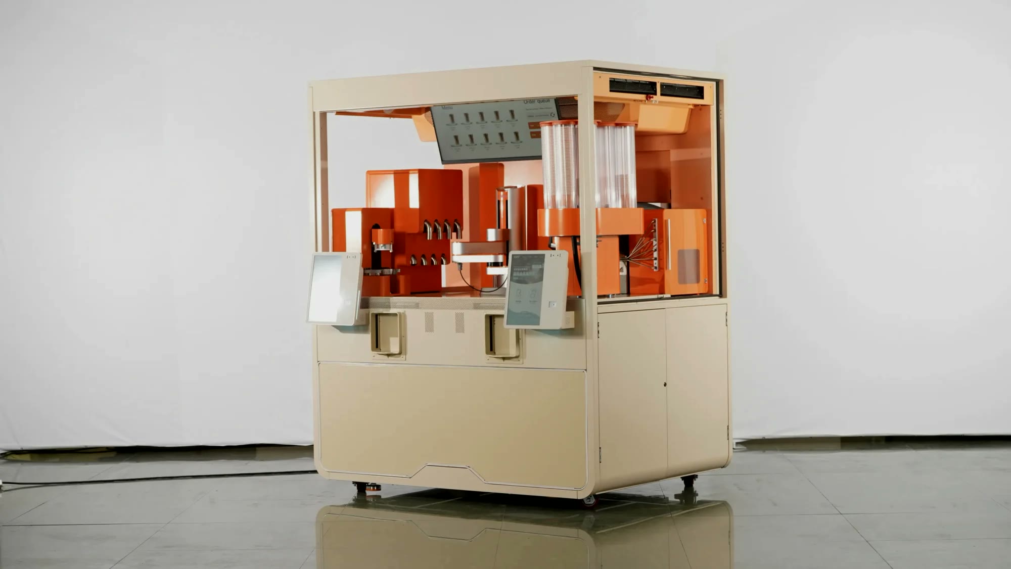 the moc, Robotic-Coffee-Kiosk im Studio