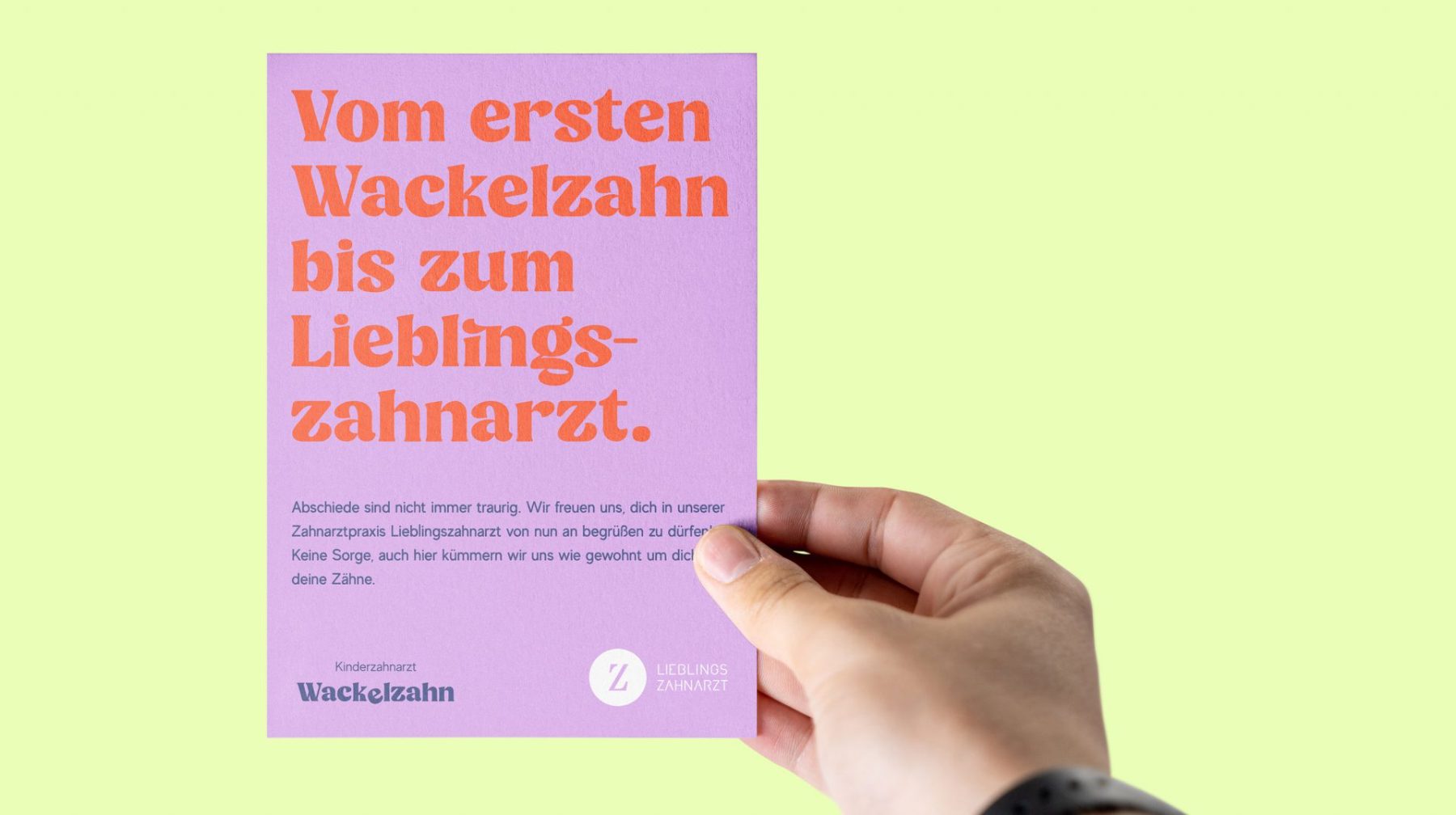 Wackelzahn A6-Leaflet