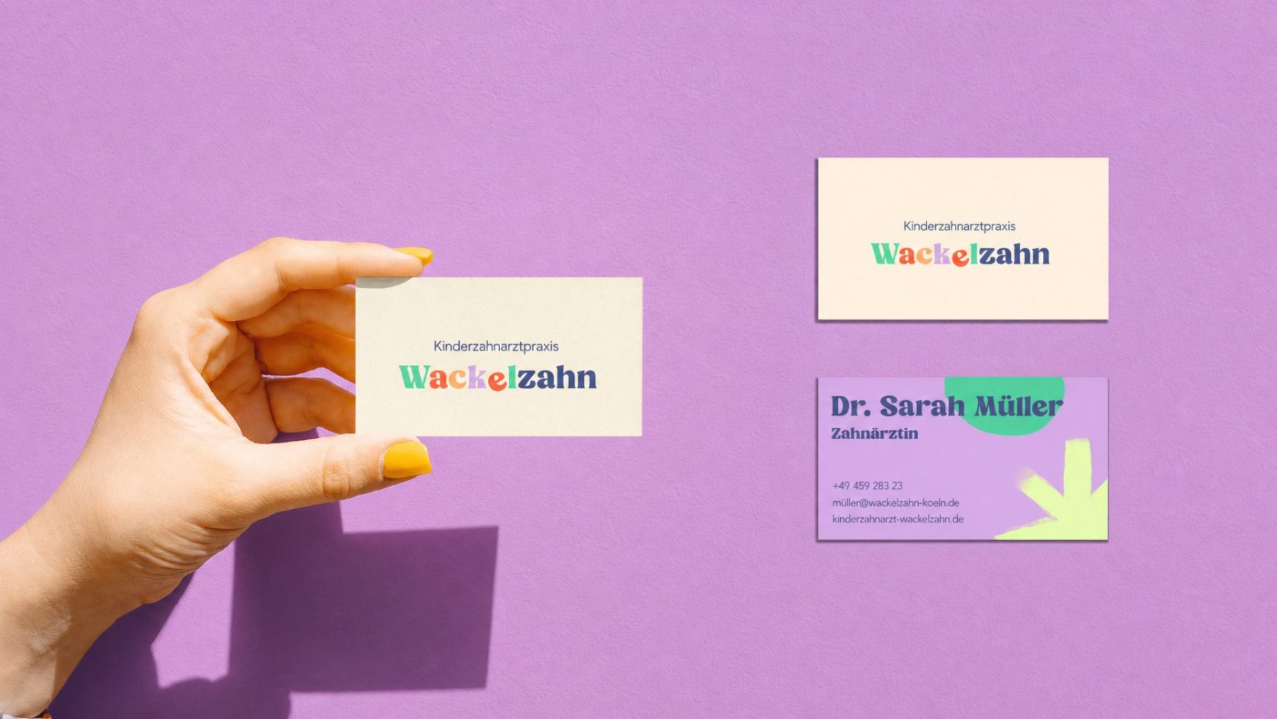 Wackelzahn Visitenkarten