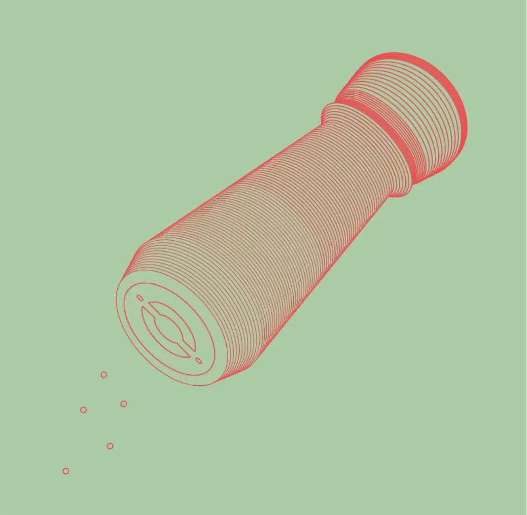 we:celebrate, Illustration Pfeffermühle