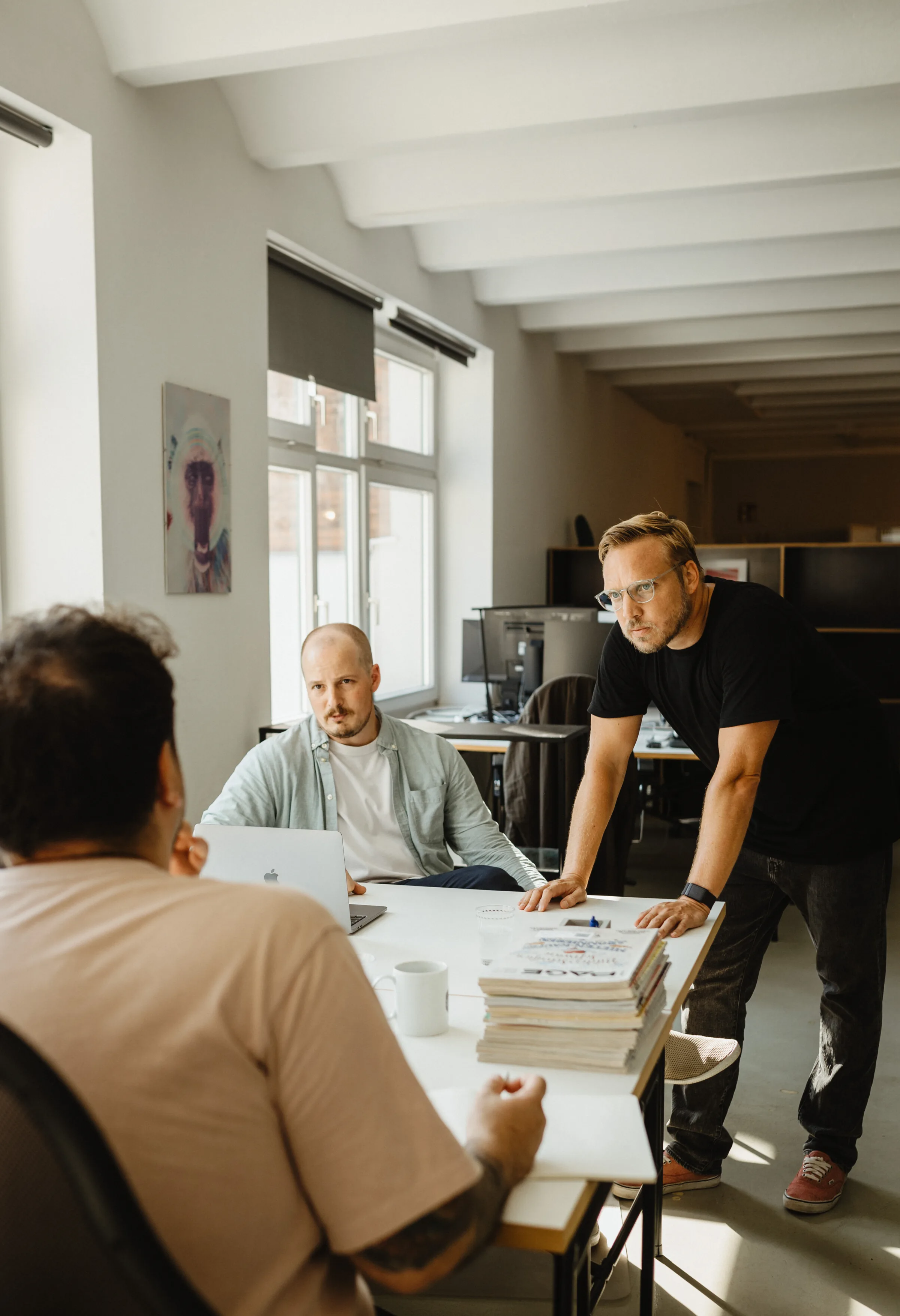 Wolfram Stratmann und Christian Rosenberger im Strategiegespräch